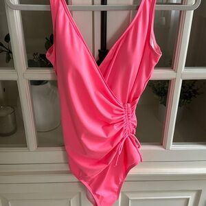 Pink bathing suit
